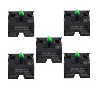 Zilimontt 5 Pack 10A 415V Pushbutton Joystick Switch ZB2-BE101C/BE102C NO with 22mm Mounting Hole for for Industrial Control Panels and Electrical Equipment(ZB2-BE101C)