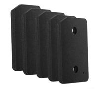 Zilimontt 5 Pack Sponge Filter for Miele T1 Heat Pump Dryer Part 9164761, High Efficiency Foam Mat Replacement for TSD TSF For TSA TWF TCH TKB Series, Black, 207x157x30mm