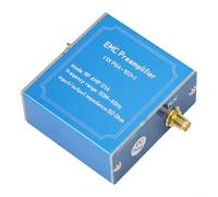 Zilimontt 50M-4GHz RF Microwave Low Noise Signal Preamplifier with PGA-103+ Chip, EMC Magnetic Field Probe Amplifier for for Test Measurement Applications, Wideband High