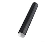 Zilimontt 50Mm Aluminium Foil Air Intake Hose Heating Duct Pipe Auxiliary Heater Accessories For Webasto Diesel Heaters Shockproof Flame Retardant Ventilation Exhaust Hose Black(300cm)