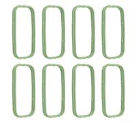 Zilimontt 551278 Rectangle Port Intake Manifold Gasket Set For LS3 Engine Compatible With For Camaro 2010-2015 For Corvette 2008-2013 For Caprice SS G8,8 Pcs