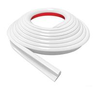 Zilimontt 5m Rv Rain Gutter 1/2 Height Drip Rail Protection Jshape Roof Pvc Strip for Sealing Management Plus Leak Water
