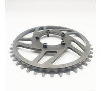 Zilimontt 5pcs Steel Chainring Bolt Set for BBS01 BBS02 Drive Motor Electric, 12mm Thread Length, Black Color with Installation Wrench, Long lasting