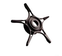 Zilimontt 65mm Aluminum Star Drag Wrench with Skeleton Engraving for for Baitcasting Reels, Compatible with for for Daiwa Steez, Tatula Series, Alphas, Zillion, Morethan, and Ryoga(bright black)