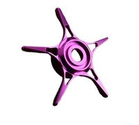 Zilimontt 65mm Aluminum Star Drag Wrench with Skeleton Engraving for for Baitcasting Reels, Compatible with for for Daiwa Steez, Tatula Series, Alphas, Zillion, Morethan, and Ryoga(purple)