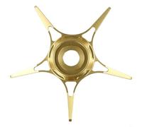 Zilimontt 65mm Aluminum Star Drag Wrench with Skeleton Engraving for for Baitcasting Reels, Compatible with for for Daiwa Steez, Tatula Series, Alphas, Zillion, Morethan, and Ryoga(light gold)