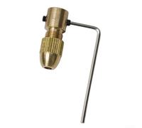 Zilimontt 7-Piece Brass Mini Drill Chuck Adapter Set with 2.35/3.17/4.05/5.05mm Collets for Motor Shaft and Rotary Tools, Compatible with 0.5-3.0mm Drill Bits for PCB(5.05mm)