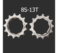 Zilimontt 8-11 Speed for for Bicycle Cassette Cog 11-13T Steel Freewheel with Narrow Wide Teeth Design for for Road and Mountain Bikes, Enhanced Chain Retention and Durability,(8S-13T)