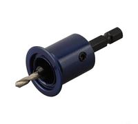 Zilimontt 8mm Shank Drill Bit with Adjustable Stop Collar, Countersink and Counterbore Woodworking Tool for Power Drills and Quick Change Chucks(2.8x8mm)