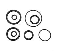 Zilimontt 8pcs Rear Shock Air Seal Kit Compatible with For Fox Air Pressure Version Absorber, Long lasting Rubber O-For Ring Replacement Set for Cycling Suspension