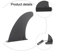 Zilimontt 9-inch Center Fin for Stand-Up Paddle Board and Surfboard - Slide-in Central Fin Compatible with Soft Top & Inflatable SUPs, Longboards, Nylon Construction, 22 x 18.5 cm