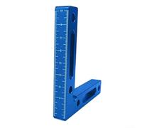 Zilimontt 90 Degree Right Angle Positioning Square Clamp, Aluminum Alloy Right Angle Clamp, Professional Woodworking Tools Woodworking Block for Picture Frames Cabinet Drawers(1pcs Blue)