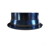 Zilimontt ABS Plastic Square Flange Duct Connector for 100-250mm Diameter Hose Check Valve with Reduced Wind Resistance Design for Bathroom Kitchen Extractor Fan and(FL150-X)