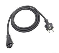 Zilimontt AC Power Connection Cable H07RN-F 3x1.5mm² with Field Connector for for HMS Series Microinverters, Compatible with Schuko CEE 7/7 Plug, IP44 Outdoor(3 Meters)
