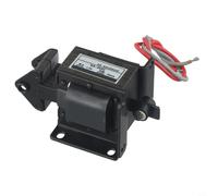 Zilimontt AC220V 15mm 15N Push Pull Frame AC Solenoid Electromagnet SA-2502, Dual Purpose Linear Motion Electric Solenoid Actuator for for Mechanical Automation Equipment,