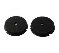 Zilimontt Active Carbon Filter,A Breath Of Fresh Air Advanced Round Activated Charcoal Filters,Round Active Carbon Odour Filter Compatible With Cooker Hood Vent(2 PACK)