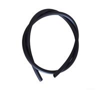 Zilimontt Advanced Rubber Fuel Pipe Tube for Motorcycle Petrol Systems, 3mm ID x 6mm OD, 1m Length, Oil and Fuel Resistant, Working -30 to 260°C, Black