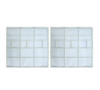 Zilimontt Air Conditioner Filter Dust Screen Indoor Unit Hanging Mesh Protective Cover for Home Air Conditioning System Maintenance 2 Pack(29.5X28.5cm)