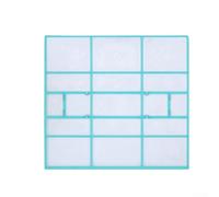 Zilimontt Air Conditioner Indoor Unit Hanging Dust Screen Filter Accessories, Lasting Plastic Dustproof Mesh for for Central Cooling Systems to Prevent Dust Accumulation and(30.2 * 28)