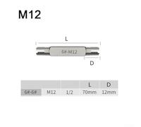 Zilimontt Alloy Steel Hex Double Head Screw Tap Extractor Set with 5 Sizes for M5, M6, M8, M10 and for M14 to M22 Thread Repair in Home Garden Tools and Workshop Equipment(6)