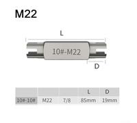 Zilimontt Alloy Steel Hex Double Head Screw Tap Extractor Set with 5 Sizes for M5, M6, M8, M10 and for M14 to M22 Thread Repair in Home Garden Tools and Workshop Equipment(10)