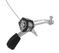 Zilimontt Aluminium Alloy Thumb Shifter for - 3x6/3x7 Speed, 18/21-Speed Derailleur Control Levers, Compatible with 22.2mm Handlebars,