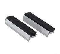 Zilimontt Aluminium Vise Jaw Protectors with Magnetic Pads, 3/4/5/6/8 Inch Soft Covers for for Bench Vice, Vice Block, Drill Press or Mill Clamp, V-Shaped and Ledge Design(4inch)