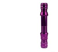 Zilimontt Aluminum Alloy Fishing Reel Seat Handle for for Fly Fishing Rod Building and Repair, Straight Shank Pole Mount Clip with Multiple Inner Diameters and Locking(Purple)