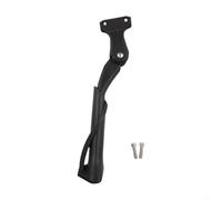 Zilimontt Aluminum Alloy Kickstand with Plastic Foot Braces - Adjustable Center-Mount Prop Stand for Road Bikes, Electric Bikes & 24-29 Inch Wheels(49 sides support)