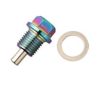 Zilimontt Aluminum Alloy Magnetic Oil Drain M14x1.5 Compatible with, and Vehicles - Engine Protection from Metal Debris