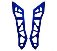 Zilimontt Aluminum Alloy Motorcycle Windshield Bracket Height Adjustable Wind Screen Mount Support Regulator Front Glass Holder Compatible with for NMAX Black Blue Red(Blue)