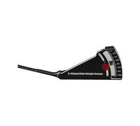 Zilimontt Aluminum RC Car Height Gauge 3-42mm Adjustable Camber and Ride Height Measuring Tool for On-Road Off-Road Vehicles and Trucks, Black