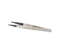 Zilimontt Anti-Static ESD Tweezers for Electronics Repair and Maintenance with Replaceable Heads, Compatible with Circuit Boards, Mobile Phones and Clocks(ESD-00)