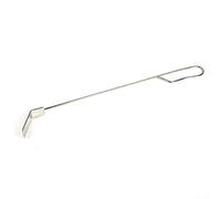 Zilimontt Ash Removal Tool,Stainless Steel Ash Rake For Kamado Joe Classic Grill Charcoal Grills,Steel Charcoal Ash Rake BBQ Ash Tool Rake Poker