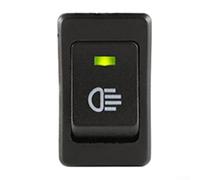 Zilimontt ASW-17D LED Rocker Toggle Switch ON-Off 2-Position 4-Pin 12V 35A with Indicator Light for for Fog Lights Work Lights Daytime Running Lights Roof Light for for Bars Cars(Green)