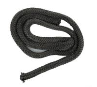 Zilimontt Black Stove Fire Rope Wood Burning Stove Door Seal 18/20mm Diameter 2m Length Fiberglass Gasket for Log Burner Fireplace Chimney Boiler(20mm)