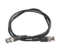 Zilimontt BNC Q9 Male to Male Oscilloscope Test Lead 50 Ohm Coaxial Cable 100cm Silicone Shielded Connector Wire for for Industrial Test and Measurement Equipment