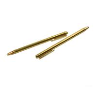 Zilimontt Brass Dowsing Rods for Paranormal Hunting and Water Detection, 57cm Adjustable Psychic Rods with Flexible Central Axle Design for Vein and Object Location