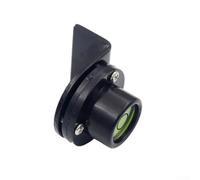 Zilimontt Bubble Level for Total Station, Theodolite and Tower Ruler - Metal and Acrylic Construction with Green Liquid - 32x28x28mm Black Frame Level Accessory