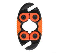 Zilimontt Cam Cleat Boat Canoe Sailing Fast Tying Device with Anti-Slip Grooves for Rope Diameter 4.75-6.5mm, Heavy-Duty ABS Construction, All-Weather Reliability for