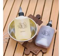 Zilimontt Camping Oil Dispenser 120ml Portable Leak-Proof Seasoning Bottle Food-Grade Plastic Condiment Container for for Outdoor Cooking, BBQ, Picnic, Soy Sauce, Vinegar,
