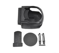 Zilimontt Car Air Vent Cup Holder Rack for Drinks, Water Bottles & Cans - ABS Plastic, Black, 8.5 x 9.5 x 5.5 cm - Fits All Vehicle AC Vents, Secure Grip, No-Spill Design