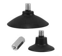 Zilimontt Car Dent Puller Kit - 3-Piece Auto Body Repair Tool with Heavy-Duty Suction Cups for DIY Paintless Dent Removal, Rubber Construction, Fit for Cars, Tr