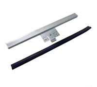 Zilimontt Car Door Window Glass Channel Guide Rail With Rubber Seal Strip, For Golf MK2 For Jetta MK2 Interior Door Panel 191837571A