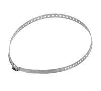 Zilimontt Car Drive Shaft Boot Clamp 12 Pcs Set, Adjustable Stainless Steel For CV Joint Axle Clip for Rubber Joint Boot Replacement(L)