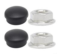 Zilimontt Car Front Windscreen Wiper Nut Cap Bolt Rocker Cover Kit Compatible with For A2/For A3/For A4/A5/For A6/A7/A8/For Q7//R8/RS3/RS5 1J0955205A 9B9, 133955435, 955203005(2 Sets)