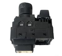 Zilimontt Car Side Door Mirror Switch for Highlander 2020-2022 Compatible with 84872-0E180 Wing Mirror Adjustment Control OEM Replacement Black Plastic Interior