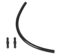 Zilimontt Car Windscreen Washer Pipe Repair Kit for T5 For Transporter - 20 cm Black Plastic Hose with 2 Connectors, Direct Fit Replacement for Windshield Washer S