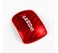 Zilimontt Carbon Fiber Gear Shift Head Knob Cover Trim for 2015-2019, Red Carbon Fiber Interior Accessory, For Easy DIY Installation with Backing