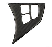 Zilimontt Carbon Fiber Steering Wheel Decoration Cover Trim for E60 5 Series 2004-2010, Compatible with 6 Series 630i/635d/630Ci/645Ci/650i 2005-2010, Black